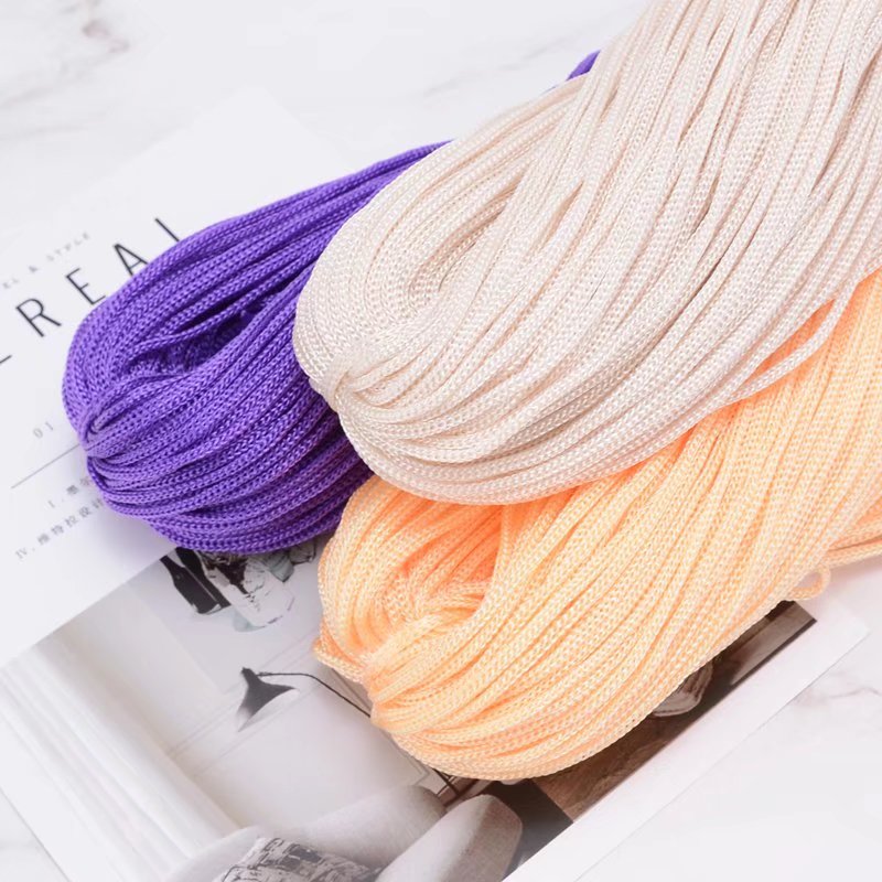 Macrame Cord Cotton - 200 м 3 мм вязаный крючком