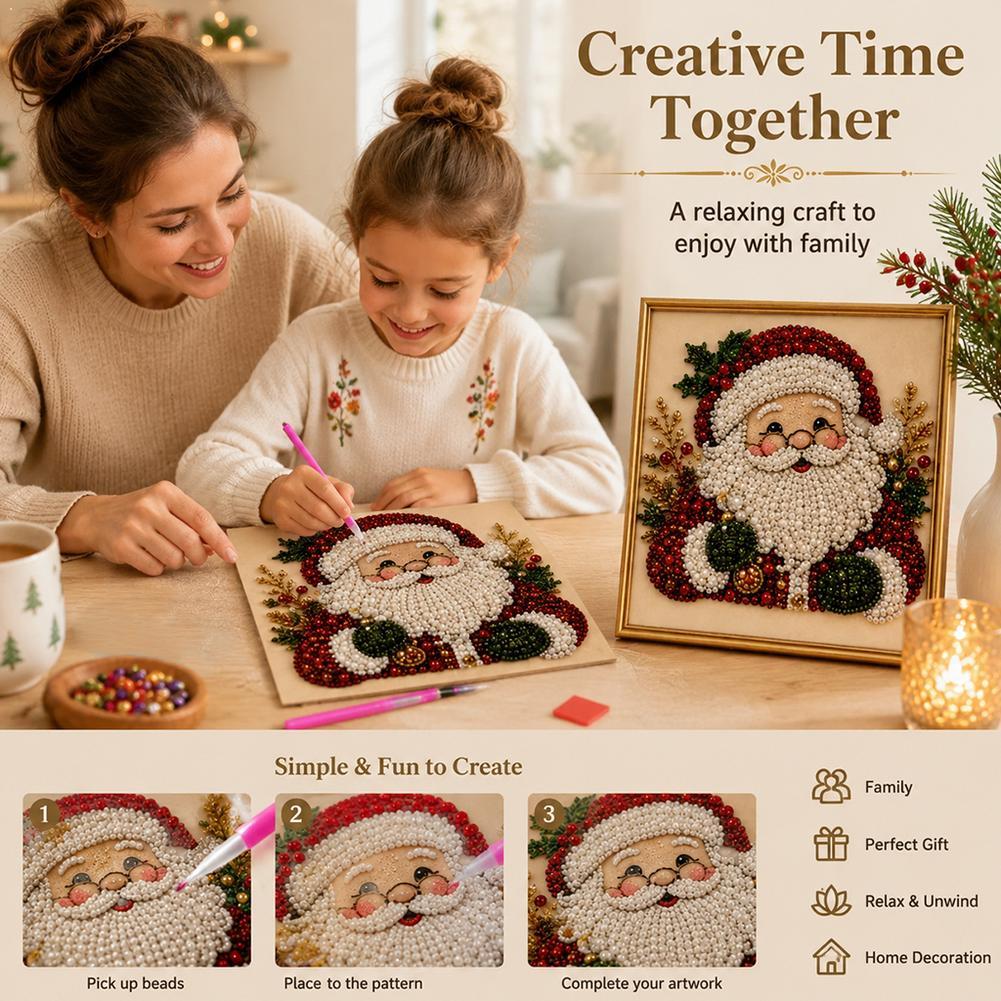 Art Craft Kits For Kids - Новогодний набор для творчества «Дед Мороз»: