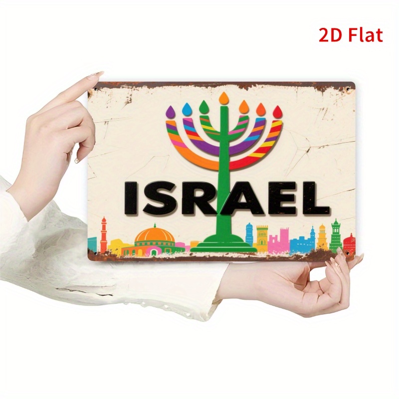 Art & Craft Toys For Kids - CIFBUY Винтажная алюминиевая настенная табличка в
