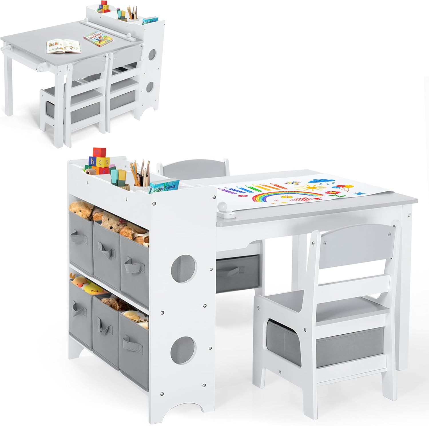 Art And Craft For Nursery - Детский стол и стул для творчества,