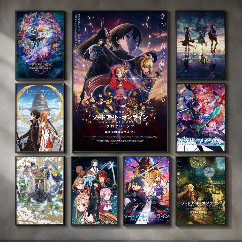 Art Craft Online - Постер в стиле аниме S-Sword Art
