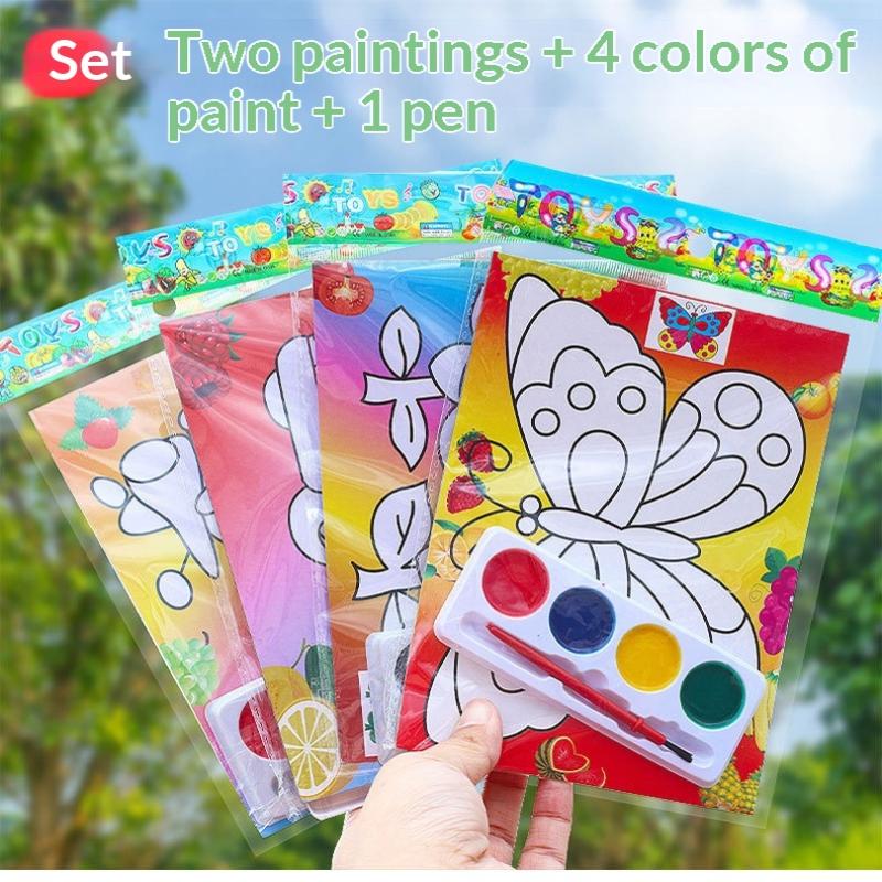 Art Craft Kits For Kids - 〔NN71〕Набор для детского творчества: акварельные краски