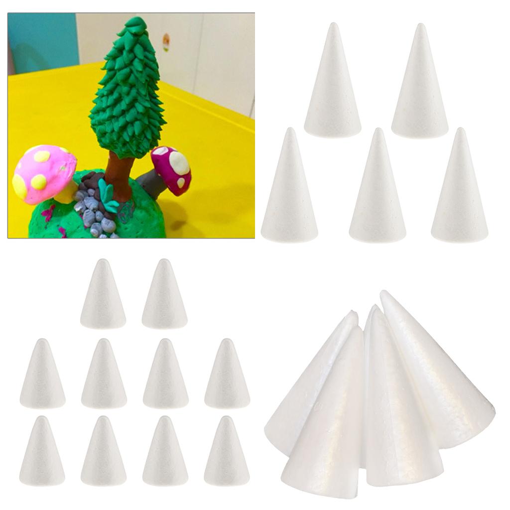Art Craft Christmas Tree - Полистирол Изготовление пенопласта Конус Белая Рождественская