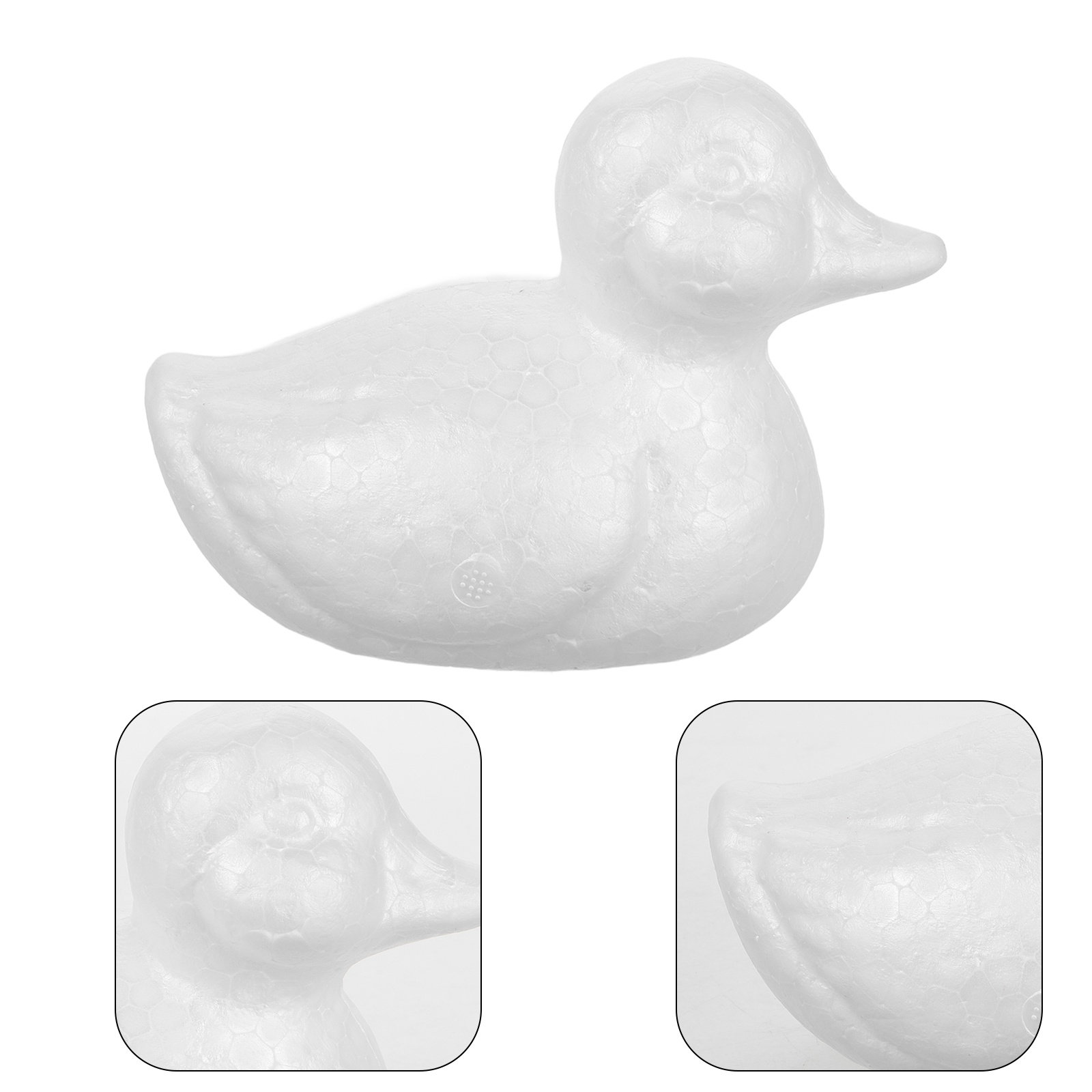 Art Craft Duck - 5 шт. пенопластовых фигурок уток, белые,