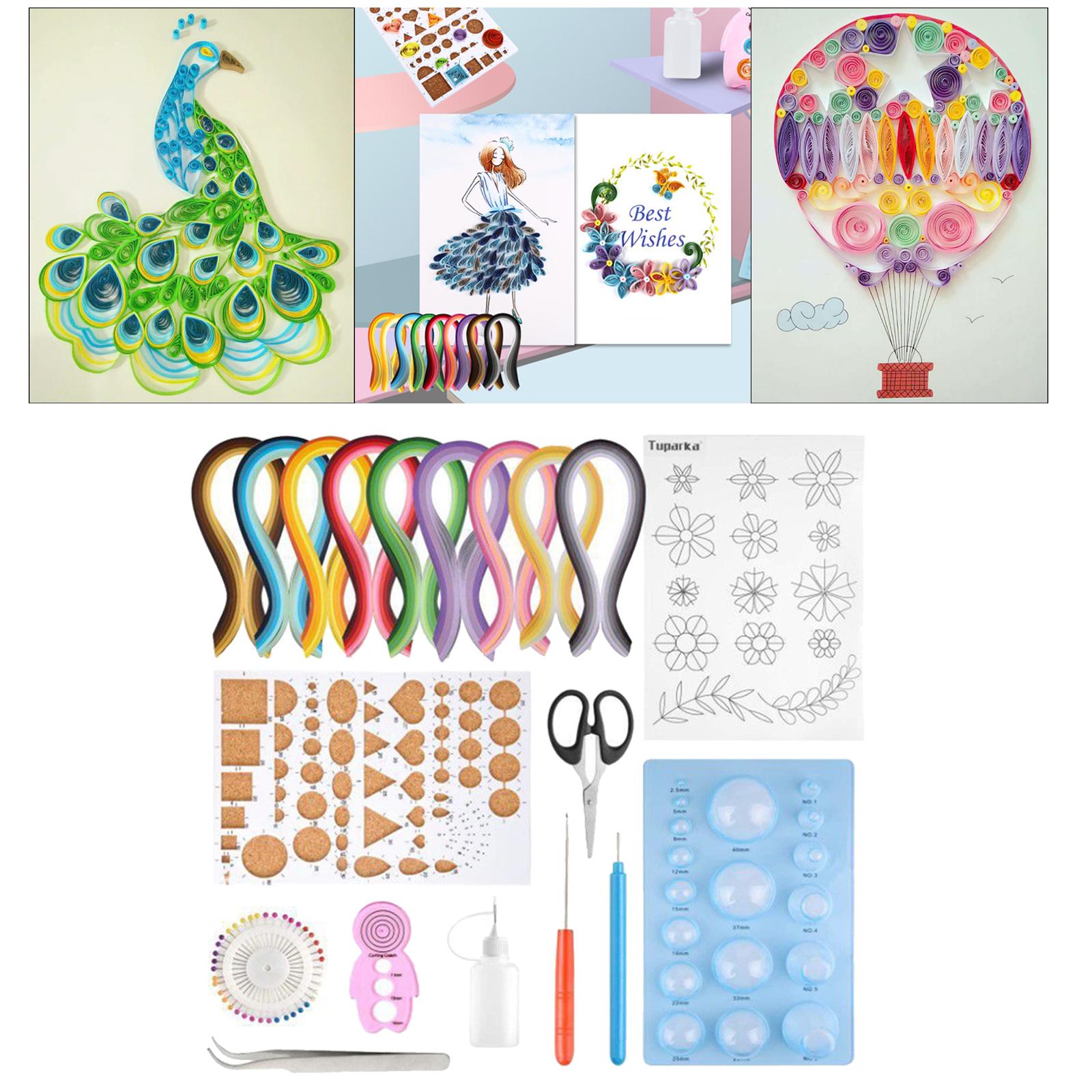 Quilling Paper Strips - Бумажные полоски, инструмент для квиллинга, градиент,