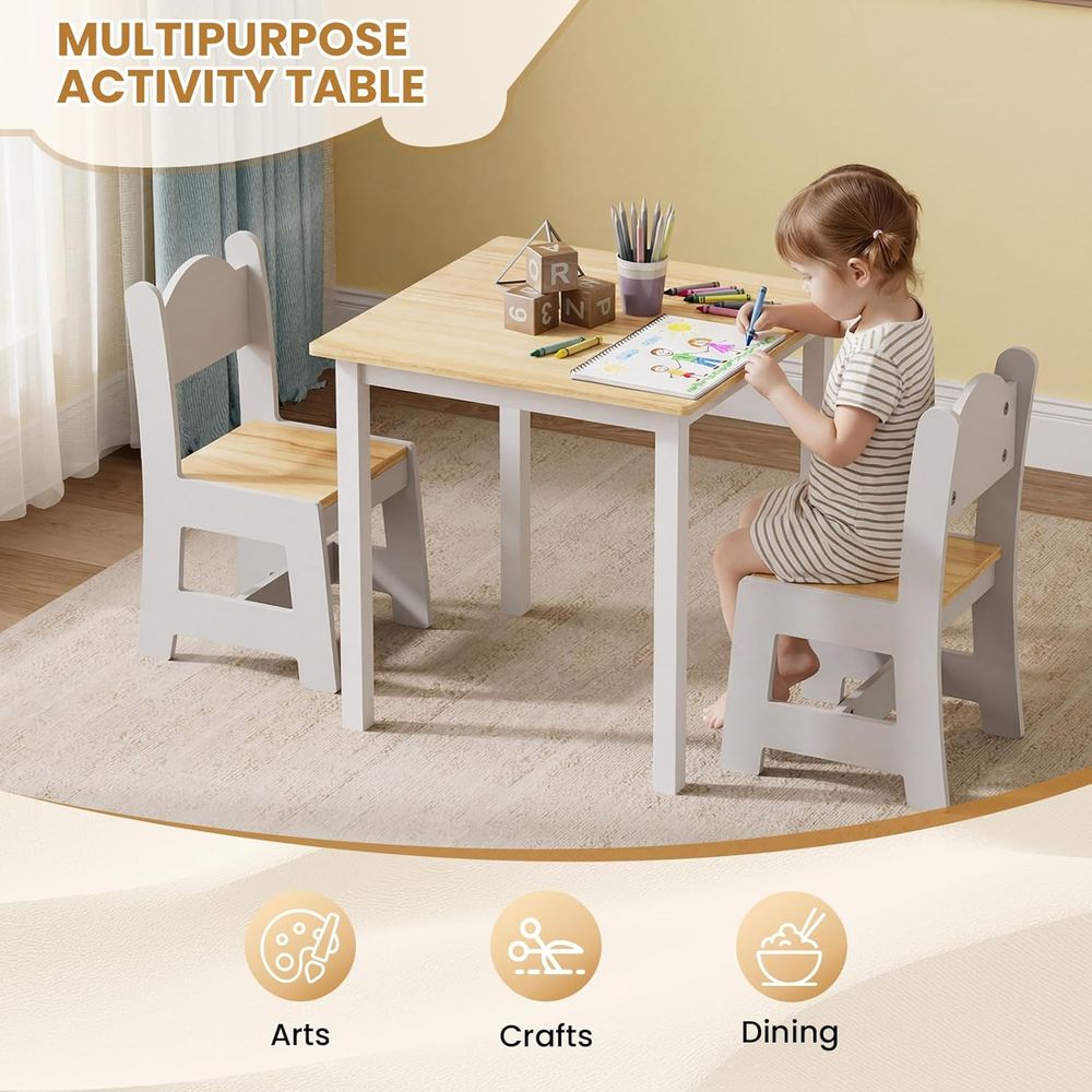 Детский стол и 2 стула, набор  – обзор и цена Art And Craft For Nursery