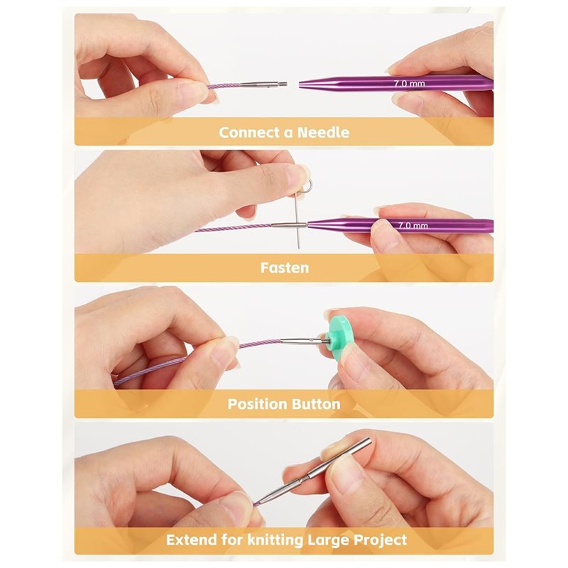Набор круговых спиц для вязани – обзор и цена Knitting Needle Circular