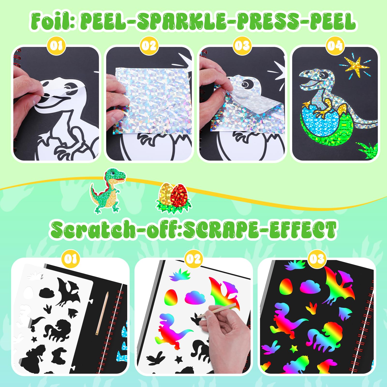 Художественная книга с царапин – обзор и цена Art Craft Kits For Kids
