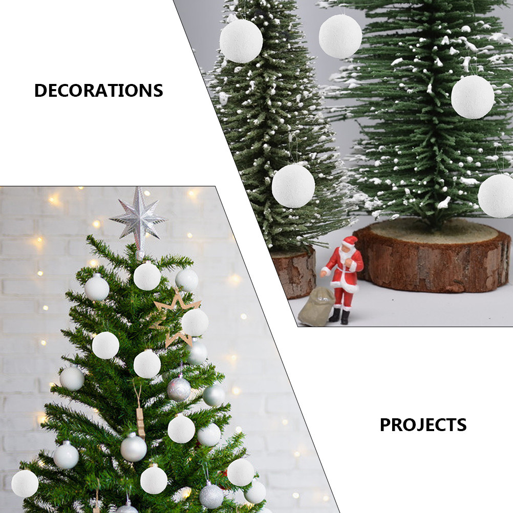 Набор из 6 белых плотных шаров – обзор и цена Art Craft Christmas Tree