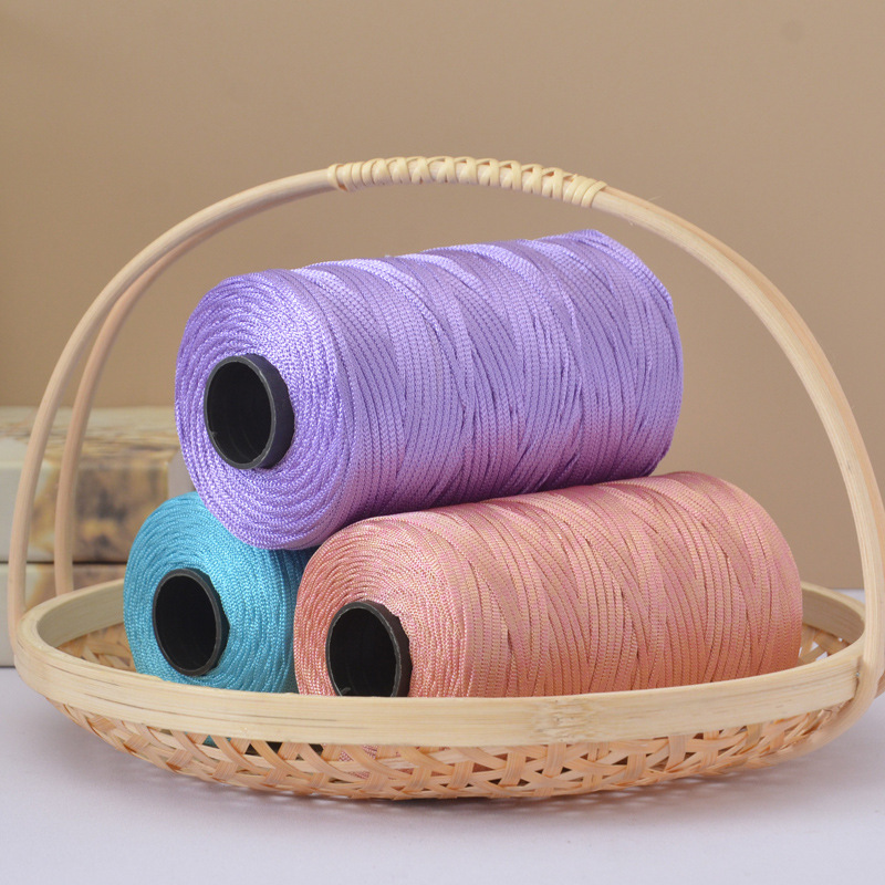 Блестящая плоская лента-нить и – обзор и цена Macrame Cord Cotton