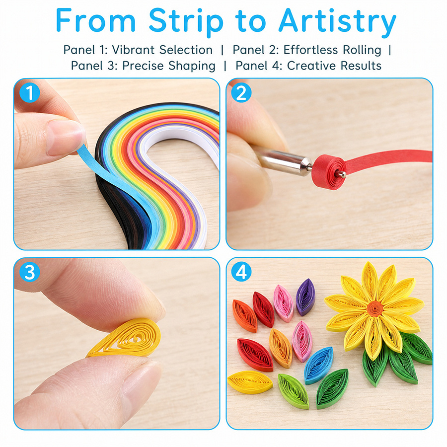 36 цветов, 260 листов бумаги д – обзор и цена Quilling Paper Strips