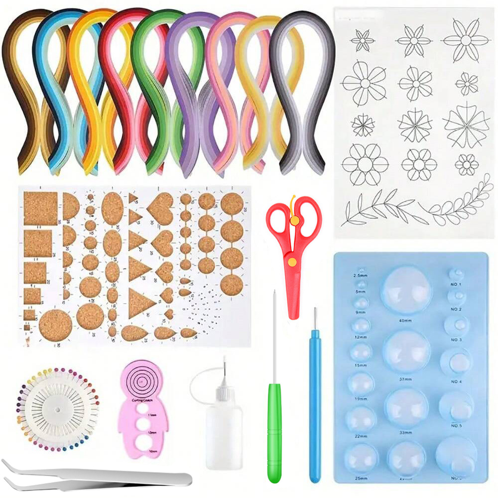13/19 шт., бумажные полоски дл – обзор и цена Quilling Paper Strips