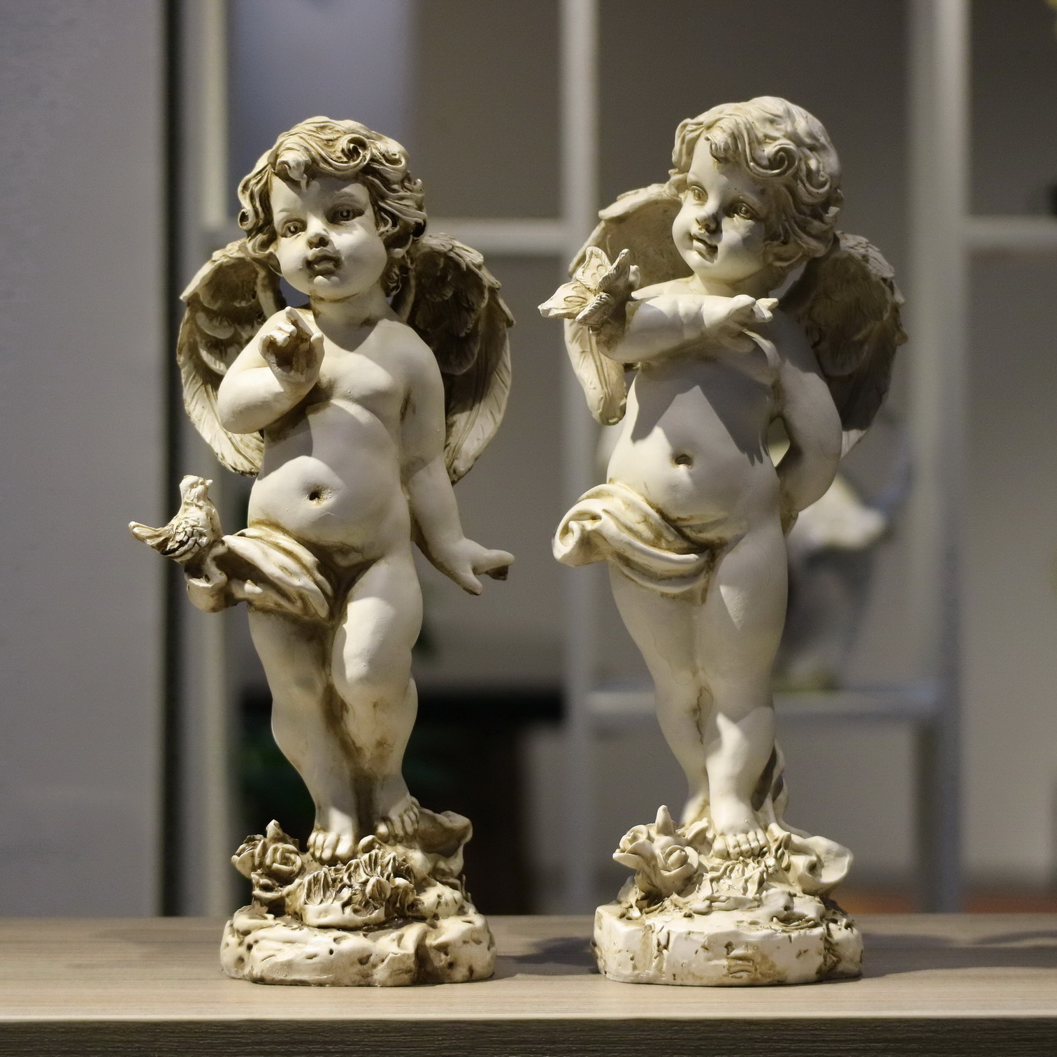 Ретро-фигурка ангела из смолы, – обзор и цена Unique Art Craft