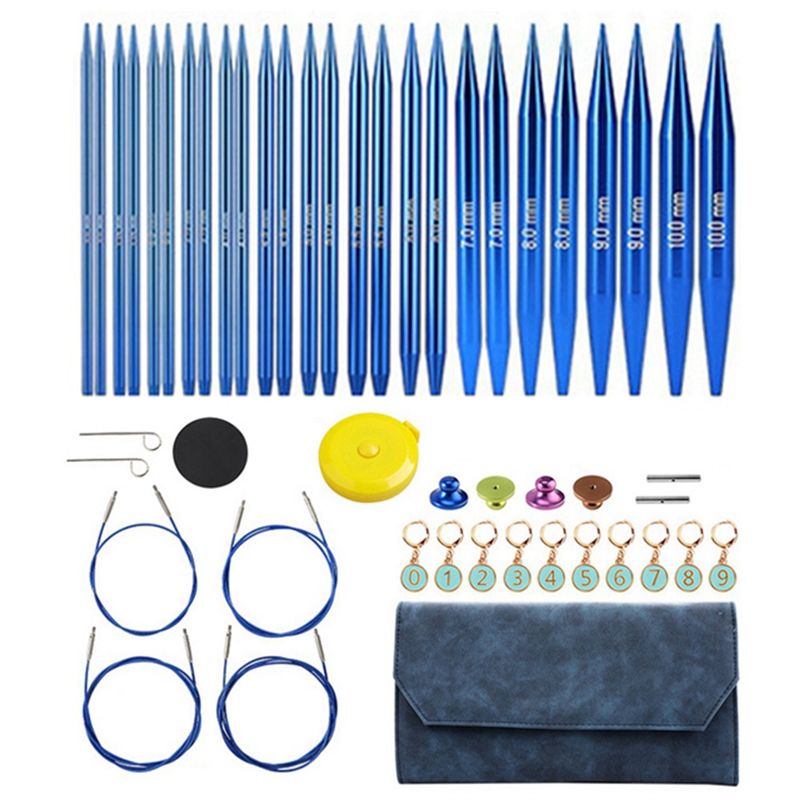 Набор алюминиевых сменных круг – обзор и цена Knitting Needle Circular