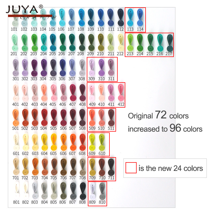 Бумажные полоски JUYA Светоотр – обзор и цена Quilling Paper Strips