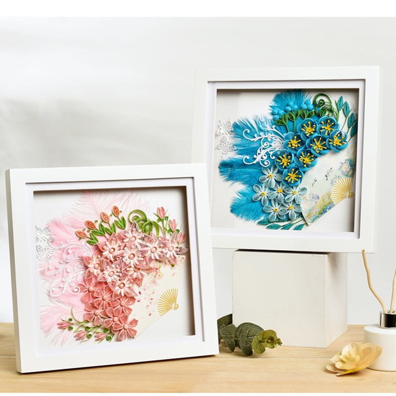 Бумажный веер с перьями для ху – обзор и цена Quilling Paper Strips
