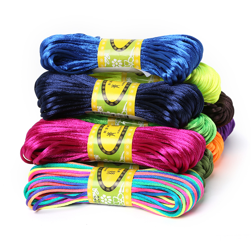Мягкий атласный Шелковый Макра – обзор и цена Macrame Cord Cotton