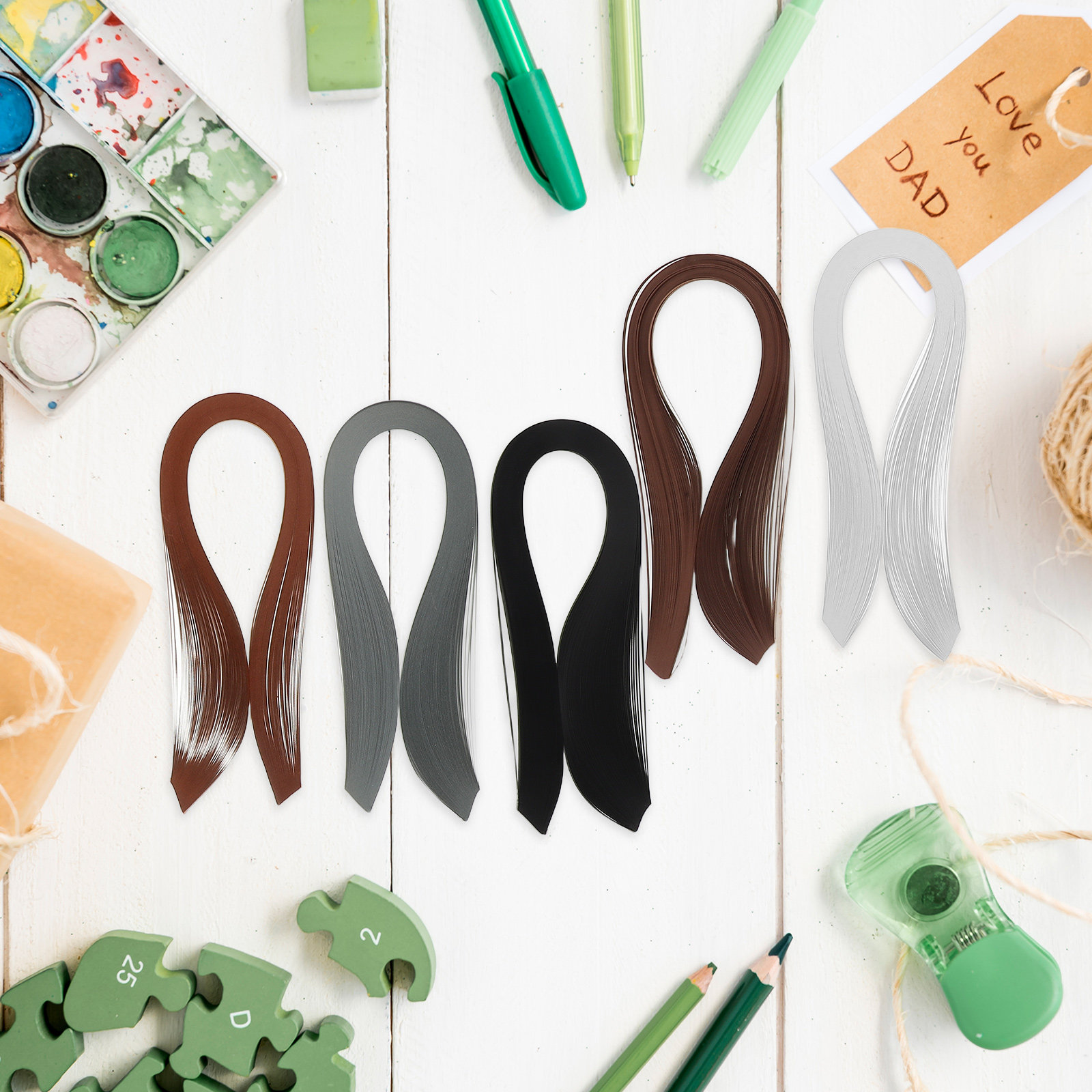 720 шт. бумажных полосок для к – обзор и цена Quilling Paper Strips