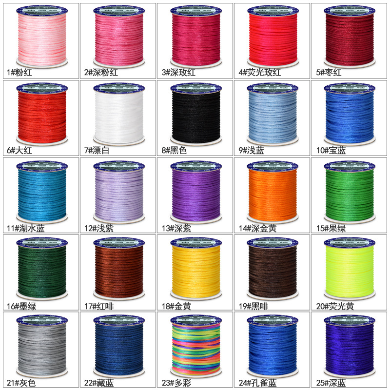 1,5 мм 2 мм 2,5 мм нейлон хлоп – обзор и цена Macrame Cord Cotton