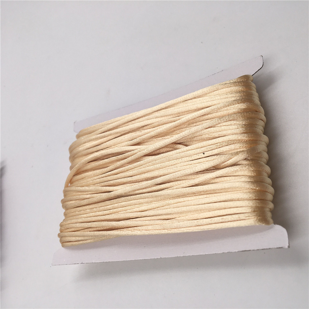 Шнур атласный цвета хаки 2 мм, – обзор и цена Macrame Cord Cotton