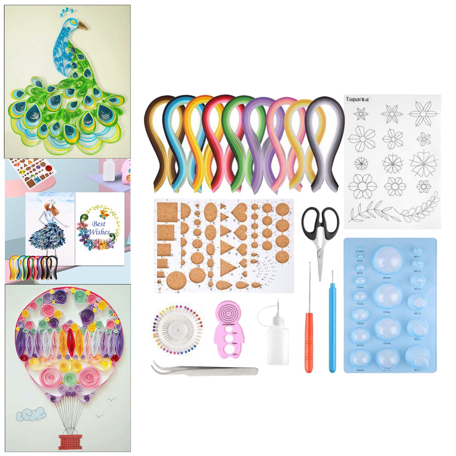 Бумажные полоски, инструмент д – обзор и цена Quilling Paper Strips