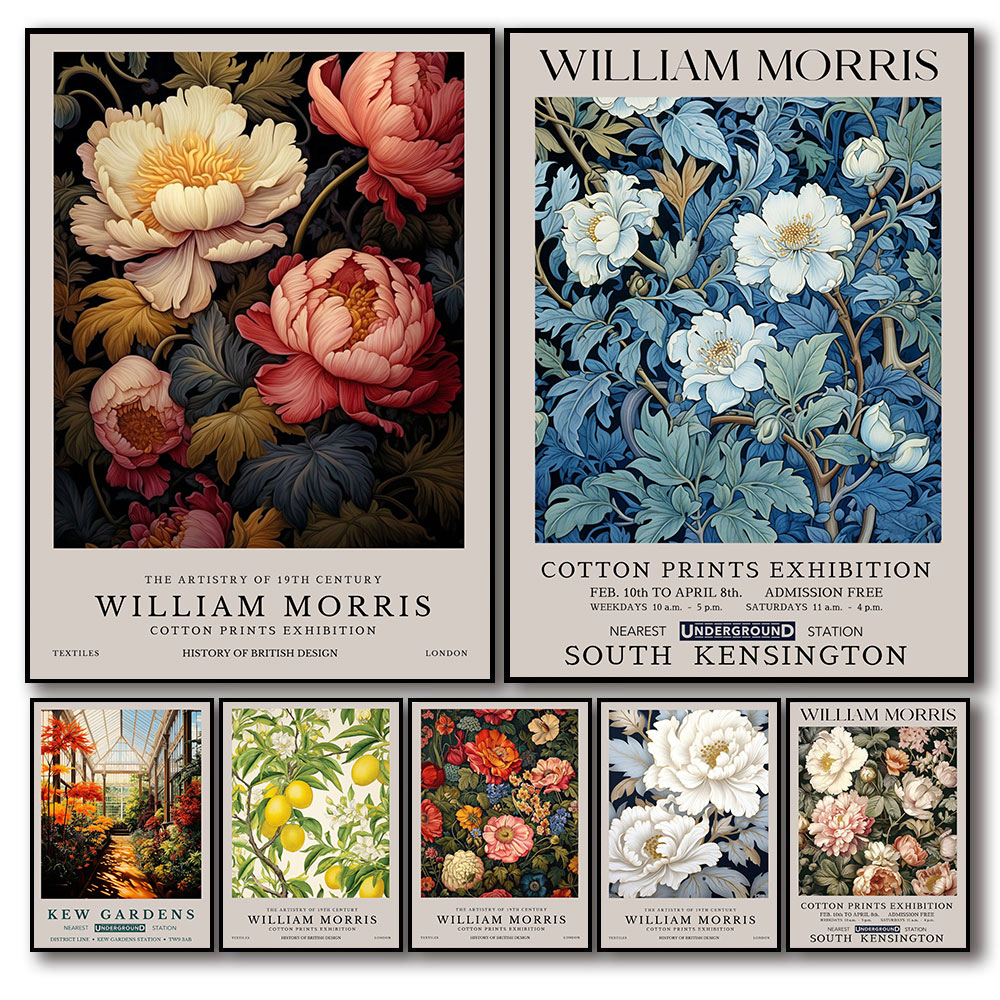 Винтаж Уильям Моррис Выставка  – обзор и цена Art Craft William Morris
