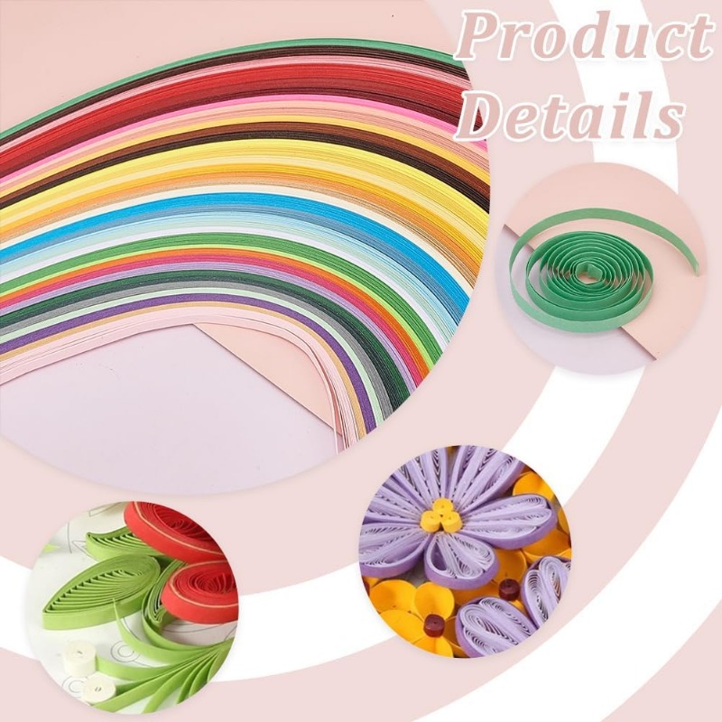 12 шт., трафареты для бумаги,  – обзор и цена Quilling Paper Strips