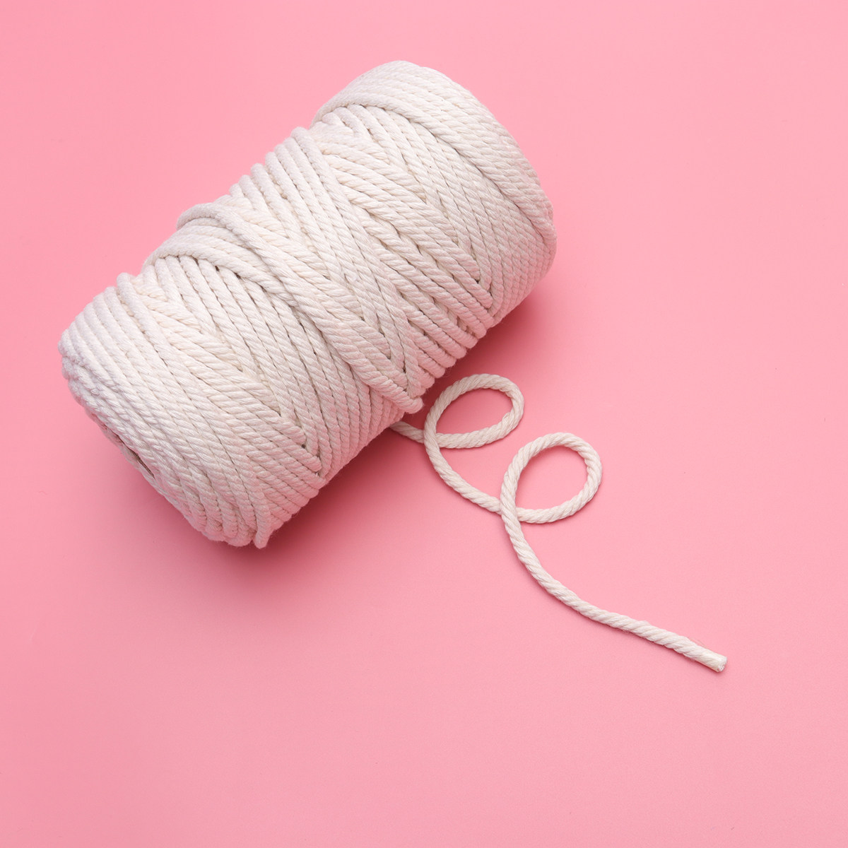 Натуральный хлопковый шпагат 1 – обзор и цена Macrame Cord Cotton
