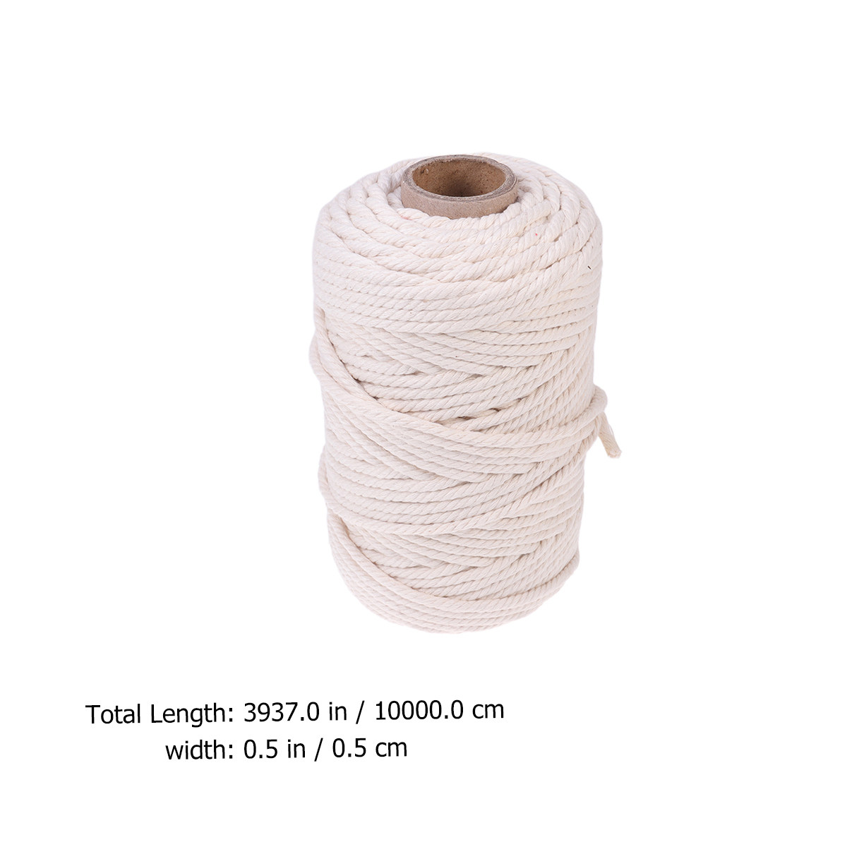 Натуральный хлопковый шпагат 1 – обзор и цена Macrame Cord Cotton