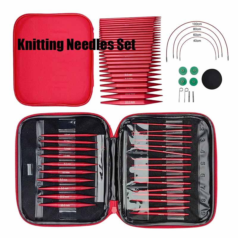 Набор из 25 сменных круговых с – обзор и цена Knitting Needle Circular