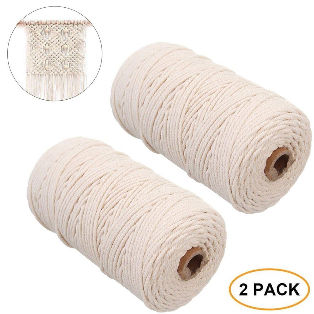 Макраме веревка 2 мм 200 м нат – обзор и цена Macrame Cord Cotton