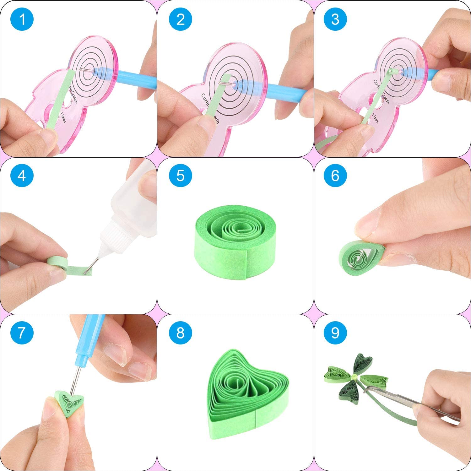 Бумажный Набор для квиллинга 1 – обзор и цена Quilling Paper Strips