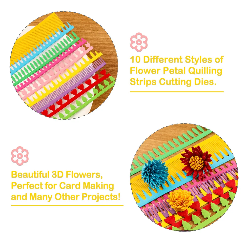 3D спиральные штампы для резки – обзор и цена Quilling Paper Strips